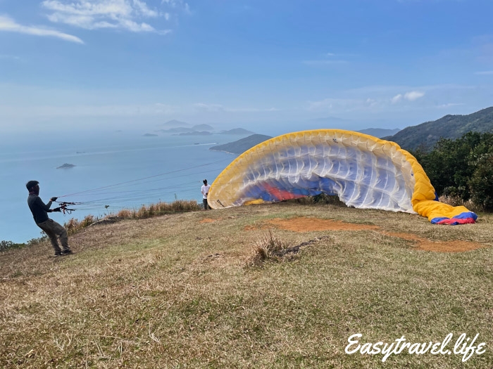 Checking paraglide
